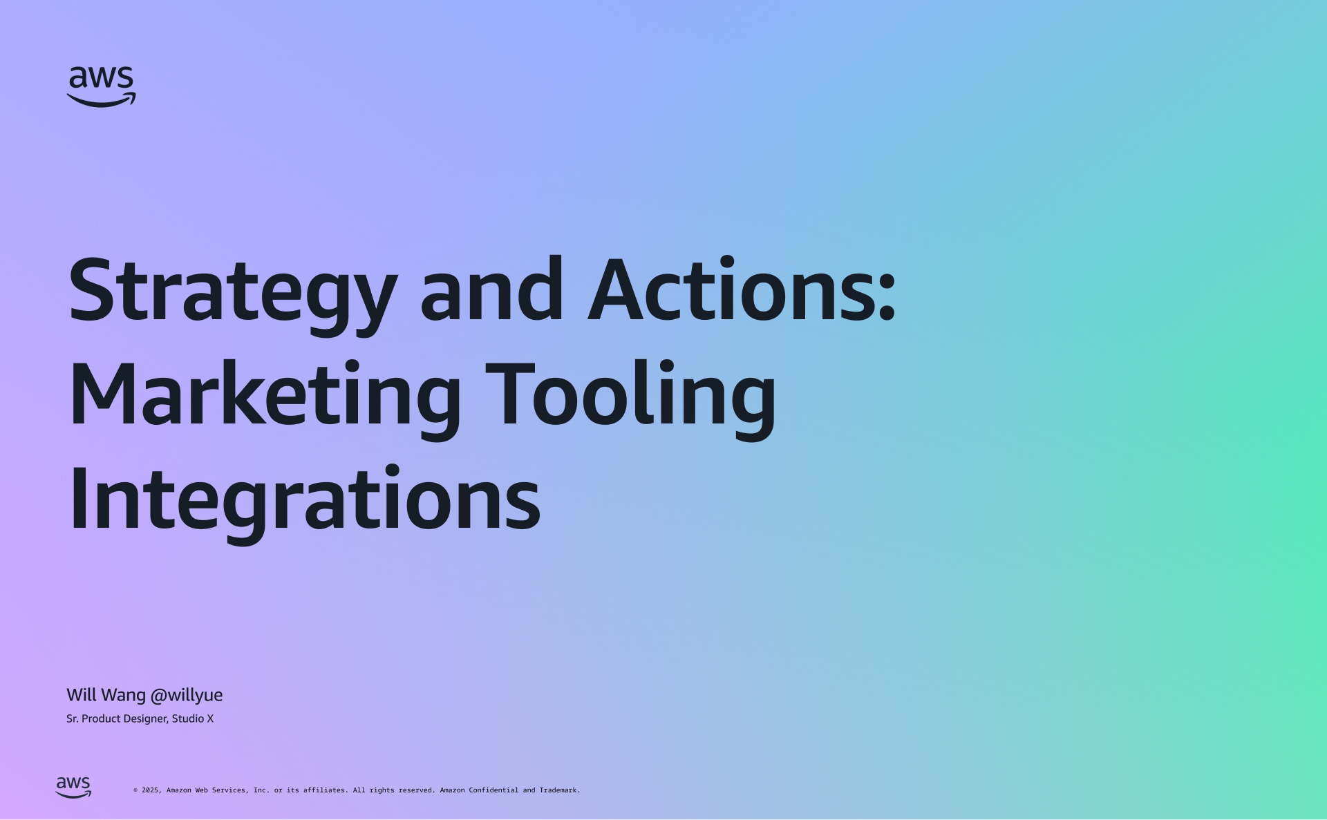 AWS Campaign Tooling Integrations